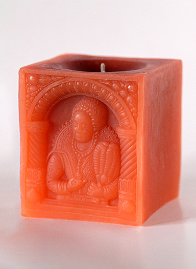 Изображение Свечи  Свеча Баронесса амалинауэская, оранжевая