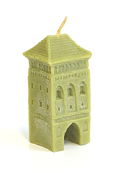 Изображение Свечи  Свеча Лёбенихтские ворота, зелёные